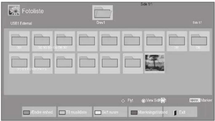 Fotoliste USB1 External Drev1 Side 1/1 Side 1/1 301 302 303 304 305 306 307 308 309 310 311 312 313 314 315 316 317 318 319 320 321 322 323 324 325 326 327 328 329 330 Fly1 View Side Shift MAX Marker /Endre enhed TT musicliste Sx7 nurare Markningshstand Exit