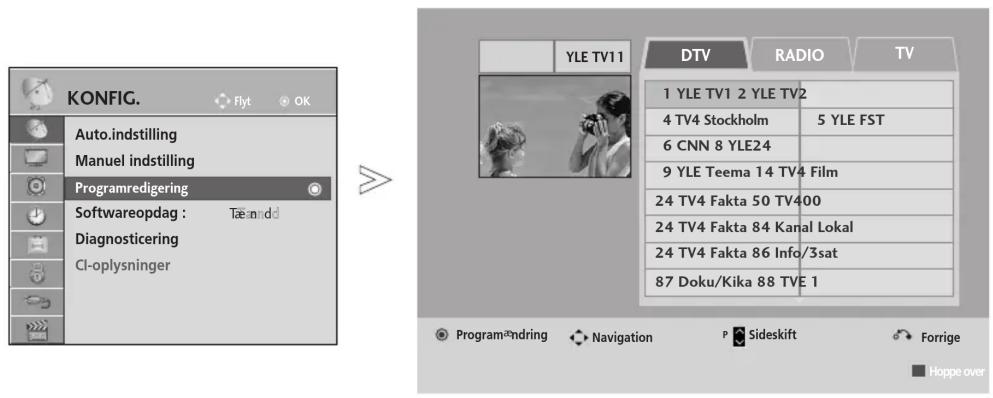 Screenshot showing KONFIG software interface with program editing options and TV/TV2/TV3/TV4/TV5/TV6/TV7/TV8/TV9/TV10/TV11/TV12/TV13/TV14/TV15/TV16/TV17/TV18/TV19/TV20/TV21/TV22/TV23/TV24/TV25/TV26/TV27/TV28/TV29/TV30/TV31/TV32/TV33/TV34/TV35/TV36/TV37/TV38/TV39/TV40/TV41/TV42/TV43/TV44/TV45/TV46/TV47/TV48/TV49/TV50/TV51/TV52/TV53/TV54/TV55/TV56/TV57/TV58/TV59/TV60/TV61/TV62/TV63/TV64/TV65/TV66/TV67/TV68/TV69/TV70/TV71/TV72/TV73/TV74/TV75/TV76/TV77/TV78/TV79/TV80/TV81/TV82/TV83/TV84/TV85/TV86/TV87/TV88/TV89/TV90/TV91/TV92/TV93/TV94/TV95/TV96/TV97/TV98/TV99/TV100/TV101/TV102/TV103/TV104/TV105/TV106/TV107/TV108/TV109/TV110/TV111/TV112/TV113/TV114/TV115/TV116/TV117/TV118/TV119/TV120/TV121/TV122/TV123/TV124/TV125/TV126/TV127/TV128/TV129/TV130/TV131/TV132/TV133/TV134/TV135/TV136/TV137/TV138/TV139/TV140/TV141/TV142/TV143/TV144/TV145/TV146/TV147/TV148/TV149/TV150/TV151/TV152/TV153/TV154/TV155/TV156/TV157/TV158/TV159/TV160/TV161/TV162/TV163/TV164/TV165/TV166/TV167/TV168/TV169/TV170/TV171/TV172/TV173/TV174/TV175/TV176/TV177/TV178/TV179/TV180/TV181/TV182/TV183/TV184/ TV 87 Doku/Kika 88 TVE 1