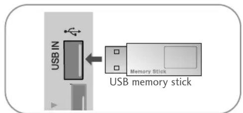 LG 50PJ350N - Når USB-enheden tilsluttes - 1