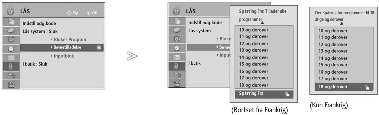 LG 50PJ350N - FORÆLDREKONTROL (KUN I DIGITAL TILSTAND) - 1
