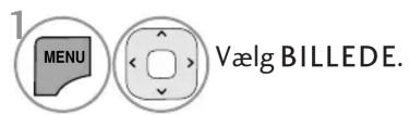1 MENU Vælg BILLEDE.