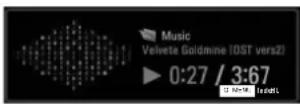 LG 42PJ650N - Valg af musik og pop op-menu - 5