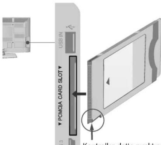 USB IN PCMCIA CARD SLOT N 3 Kontroller dotte punkt se
