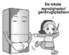 De lokale myndlgheder/ genbrugspladsen