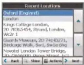 LG LAN-S460E1 - Recent Locations (Seneste steder) - 2