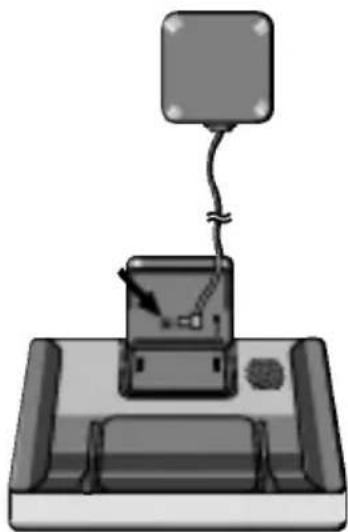 LG LAN-S460E1 - Sådan installerer du GPS-antennen (valgfri) - 1