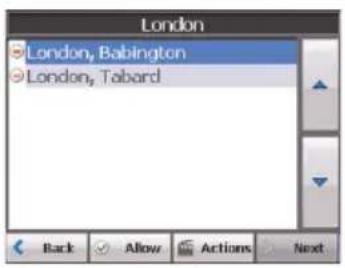 LG LAN-S360E44 - Sådan finder du et sted med Navigation - 1