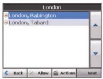 LG LAN-B360E22 - Sådan finder du et sted med Navigation - 1