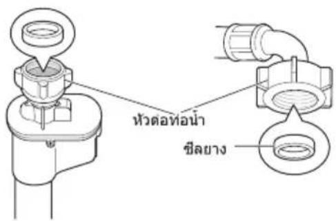LG FC1409S2W - การตรวจสอบชีลยางบนท่อจ่ายน้ำ - 2