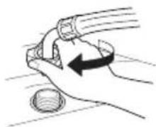 LG WF-T6572 - Connecting Water Supply Hose to the machine - 1