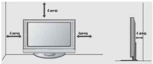 LG 37LT76 - Монтаж на настолната стойка - 2