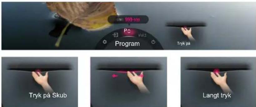 LG 55EA880W - Sådan bruger du Smart Touch-knappen - 1