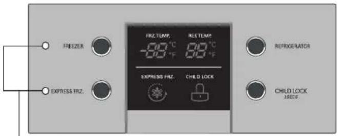 LG GW-L227YTQK - Indstilling af temperatur og funktioner - 2