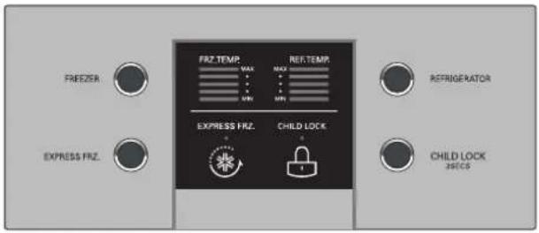 LG GW-B227YVQK - Indstilling af temperatur og funktioner - 3