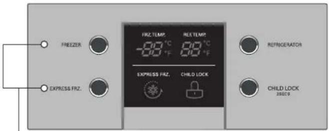 LG GW-B227YVQK - Indstilling af temperatur og funktioner - 2