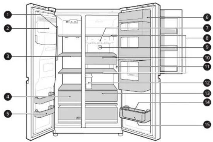 LG GSJ761MCZZ - To-stjernet rum - 5