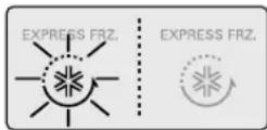 LG GR-P227ZDAK - Du skal vælge denne funktion, når du ønsker omgående nedfrysning. - 3