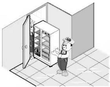 LG GR-P197QVQK - Flytning af kombiskabet - 1