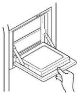 LG GC-B207TVQK - Öppna förfriskningsluckan. - 1