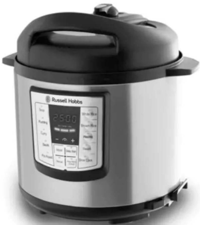 Russell Hobbs 25:00 Screw RustPIL CuRI SnRH Pro-Round White Rice Brown Rice PeeIRR SnRH Snow CUBA