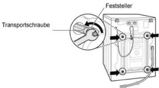 Transportschraube Feststeller
