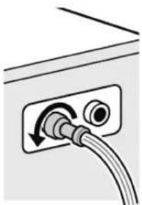 LG F14U2V9KG - Reinigung des Filters am Wasserzulauf - 1