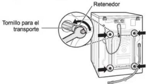 Tornillo para el transporte Retenedor
