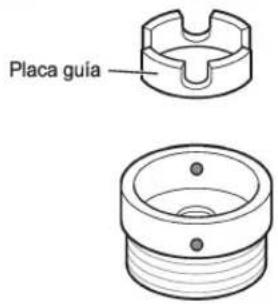 Placa guía