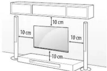 LG 65UF856V - Montáž na stěnu - 1