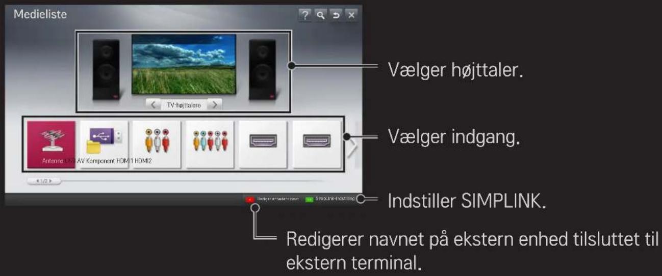 LG 60PM680T - HOME → Medieliste - 1