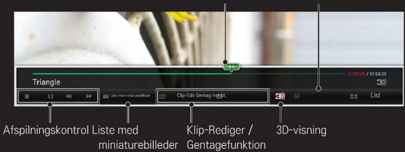 LG 60PM680T - ☐ Til styring af afspilning af optagelse - 1