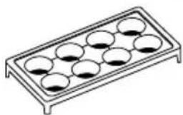 LG GL-274AAG4 - Egg-cum-Ice Tray / अण्डा एवं आइस ट्रें\* - 1
