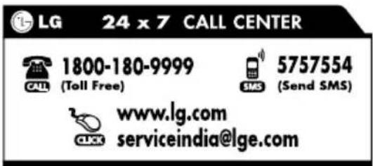 LG GL-274AAG4 - Owner's Manual - 1