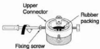 Upper Connector Rubber packing Fixing screw