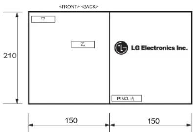 甲 乙 LG Electronics Inc. PINO, N1 210 150 150