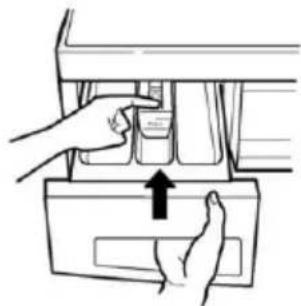 LG WD-1291LD - ■ Dispenser drawer - 1