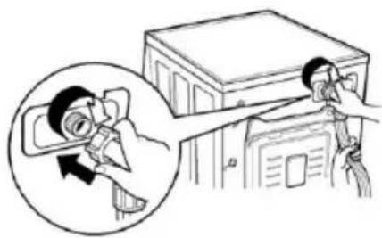 Diagram illustrating a person using a camera to interact with a device, showing a magnified view of the device's screen.