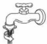 LG WF-D850J - Connect the water supply hose to the tap. - 1