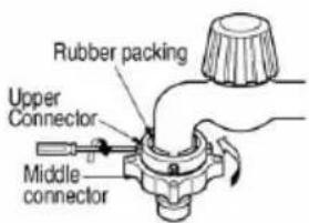Rubber packing Upper Connector Middle connector