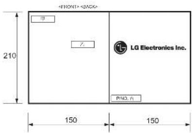 甲 乙 LG Electronics Inc. PINO, IN 210 150 150