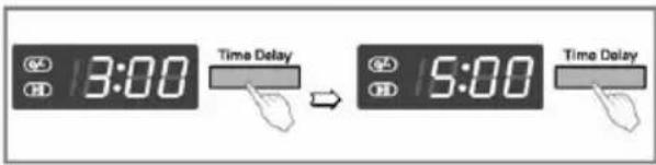 3:00 Time Delay 5:00 Time Delay