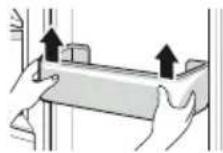 LG GBB60PZDZS - Removing the Fridge/Freezer Door Basket - 1