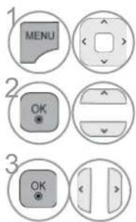 1 MENU 2 OK 3 OK