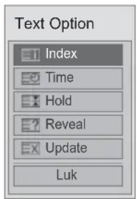 Text Option Index Time Hold Reveal Update Luk