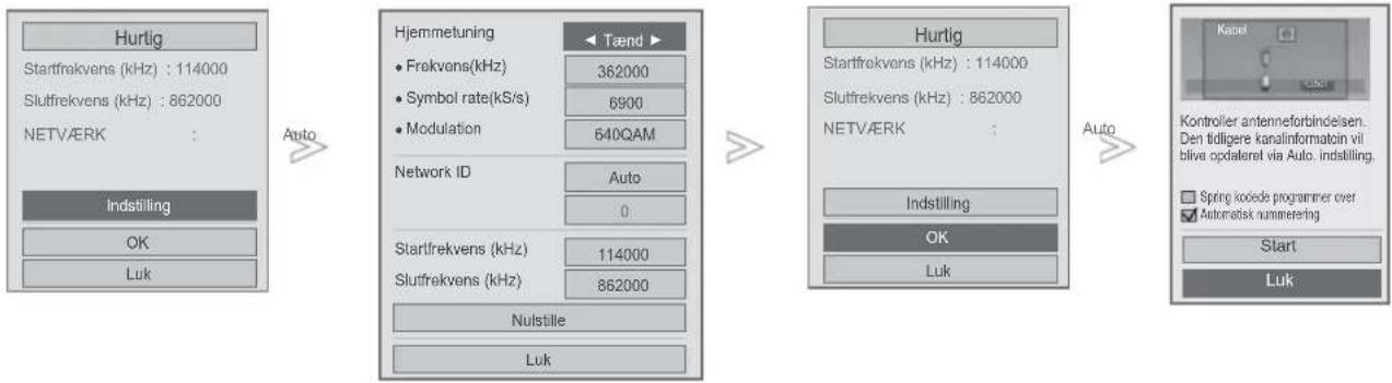 LG 47LX950N - ■ Hvis du vælger Quick (Hurtig): - 1