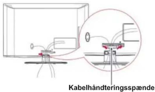 Kabelhändteringsspænde