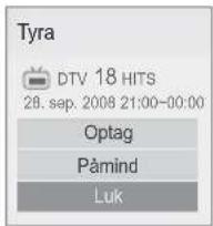 Tyra DTV 18 HITS 28. sep. 2008 21:00-00:00 Optag Påmind Luk