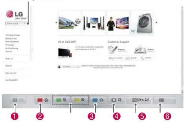 LG 47LV375W - Du kan gennemse websteder på dit tv. - 1
