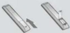 LG 47LE730N - INSTALLATION AF BATTERIER - 1