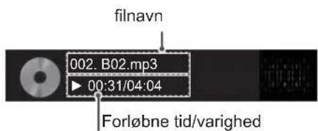 filnavn 002. B02.mp3 ▶ 00:31/04:04 Forløbne tid/varighed